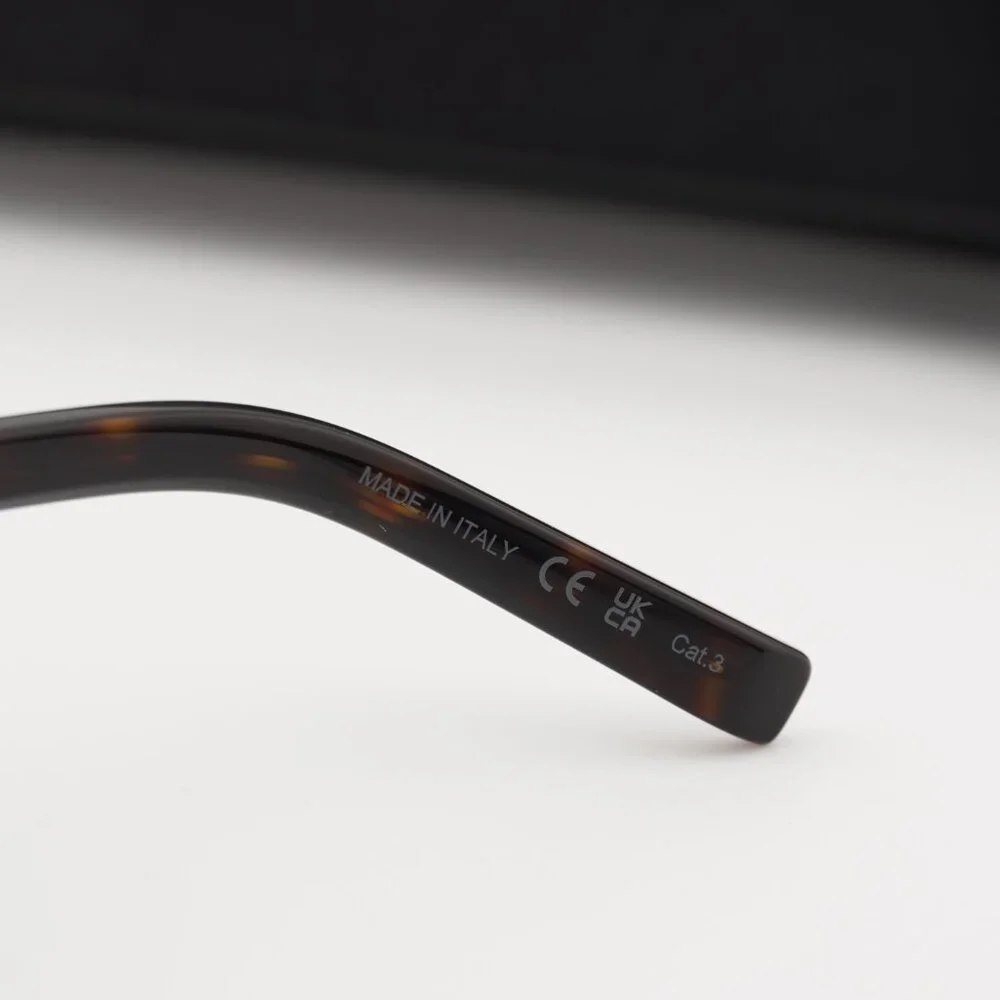 Saint Laurent SL751JEANNE 002 Oval Sunglasses - Havana\Grey - Picture 9 of 10